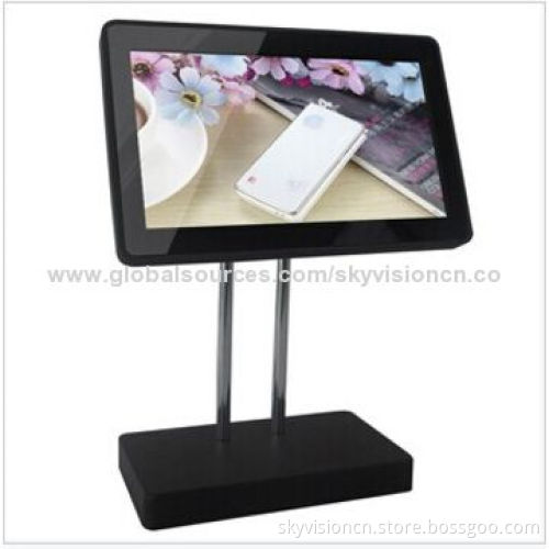 Digital photo frame with motion sensor, table stander